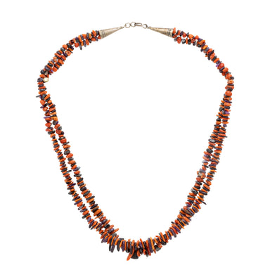 Navajo Coral and Sugilite Beaded Necklace, Jewelry, Necklace, Native