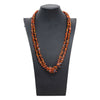 Navajo Coral and Sugilite Beaded Necklace
