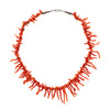 Beaded Coral Necklace, Jewelry, Necklace, Native