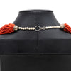Native Coral Beaded Necklace