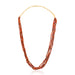 Native Coral Beaded Necklace, Jewelry, Necklace, Native