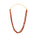 Native Coral Beaded Necklace, Jewelry, Necklace, Native