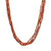 Native Coral Beaded Necklace