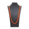 Native Coral Beaded Necklace