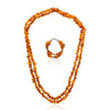 Southwest Amber Necklace and Bracelet, Jewelry, Necklace, Native