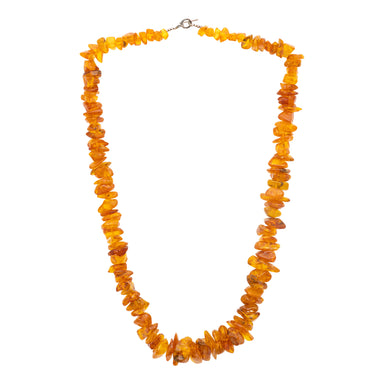 Amber Beaded Necklace, Jewelry, Necklace, Native