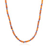 Navajo Amber and Lapis Beaded Necklace
