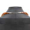 Navajo Amber and Lapis Beaded Necklace