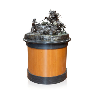 "Too Late for the Hawken" Bronze by Robert Scriver, Fine Art, Bronze, Limited