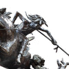 "Too Late for the Hawken" Bronze by Robert Scriver