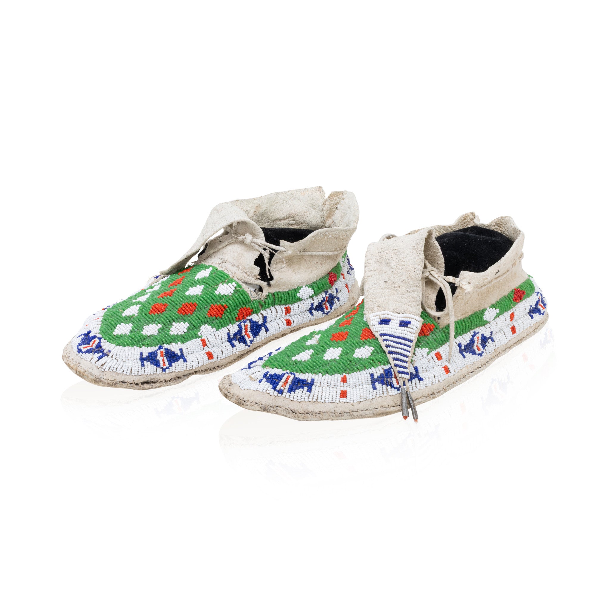 Northern Plains Moccasins, Native, Garment, Moccasins