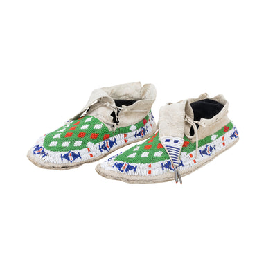 Northern Plains Moccasins, Native, Garment, Moccasins