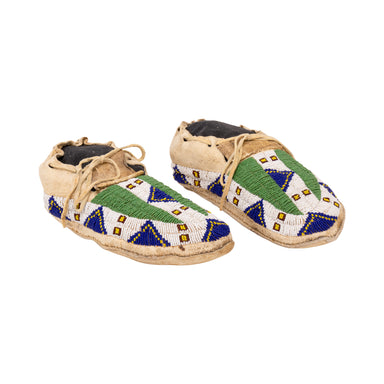 Lakota Sioux Moccasins, Native, Garment, Moccasins