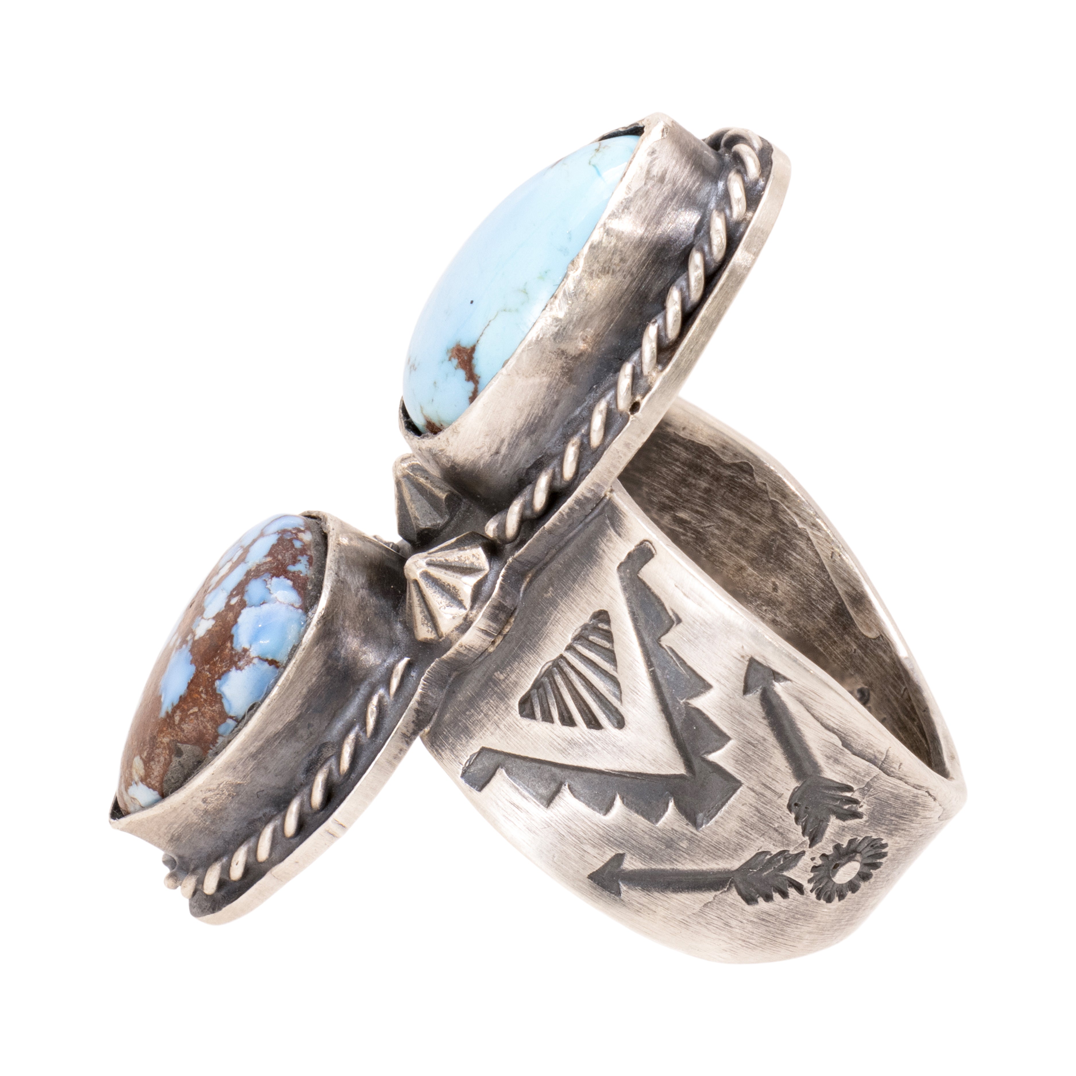 Navajo Golden Hill Turquoise Ring