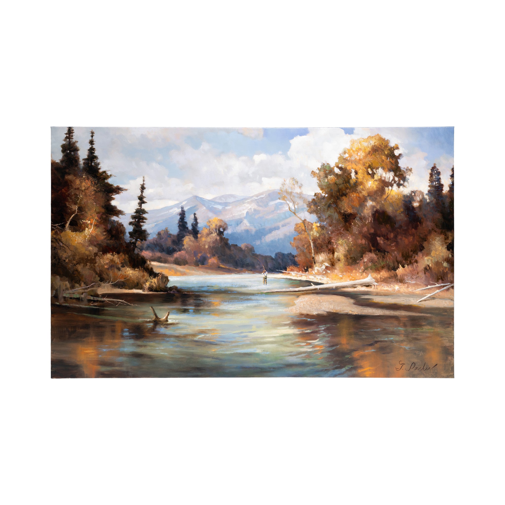 Bitterroot by Greg Parker, Fine Art, Painting, Sporting