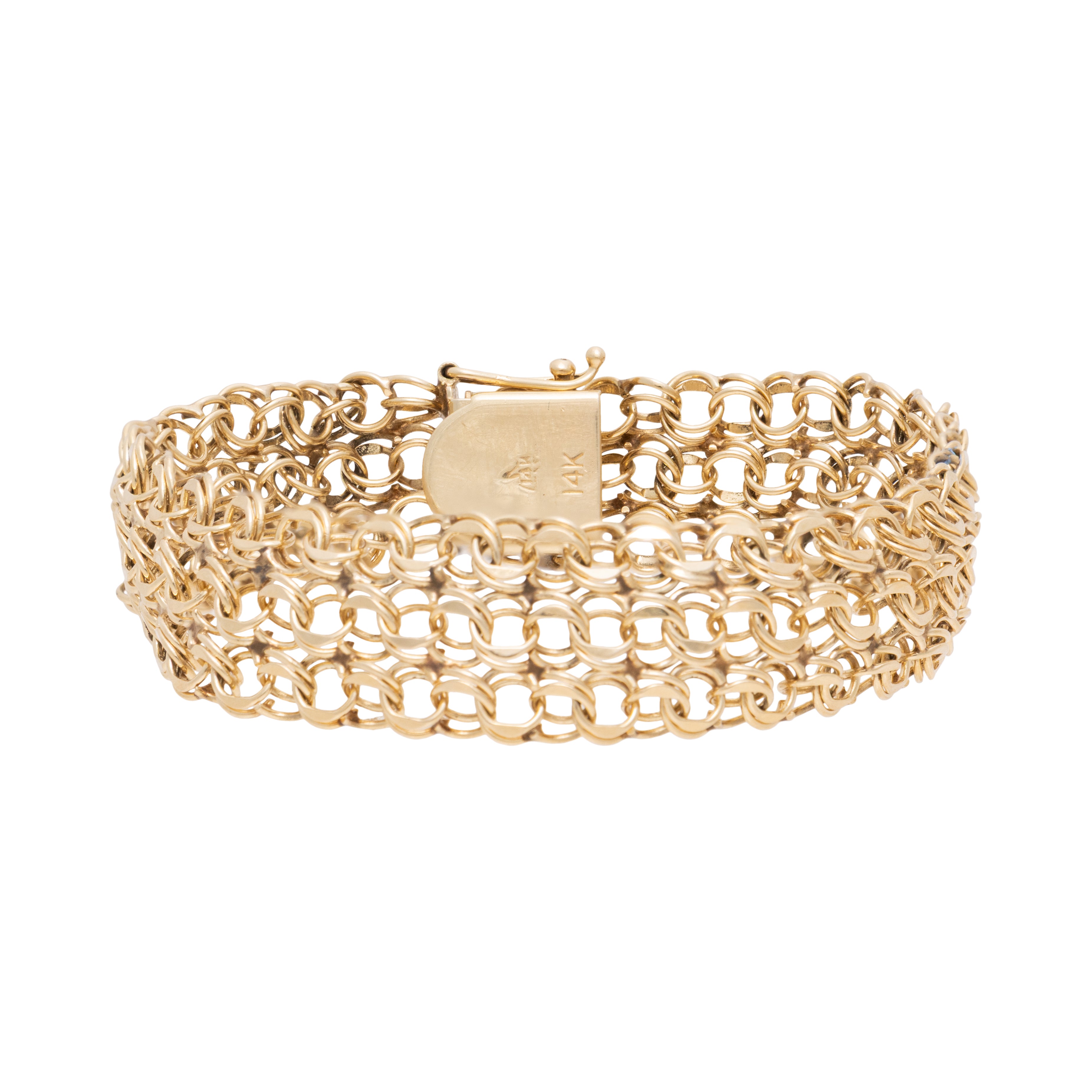 14K Gold Chain Bracelet, Jewelry, Bracelet, Estate