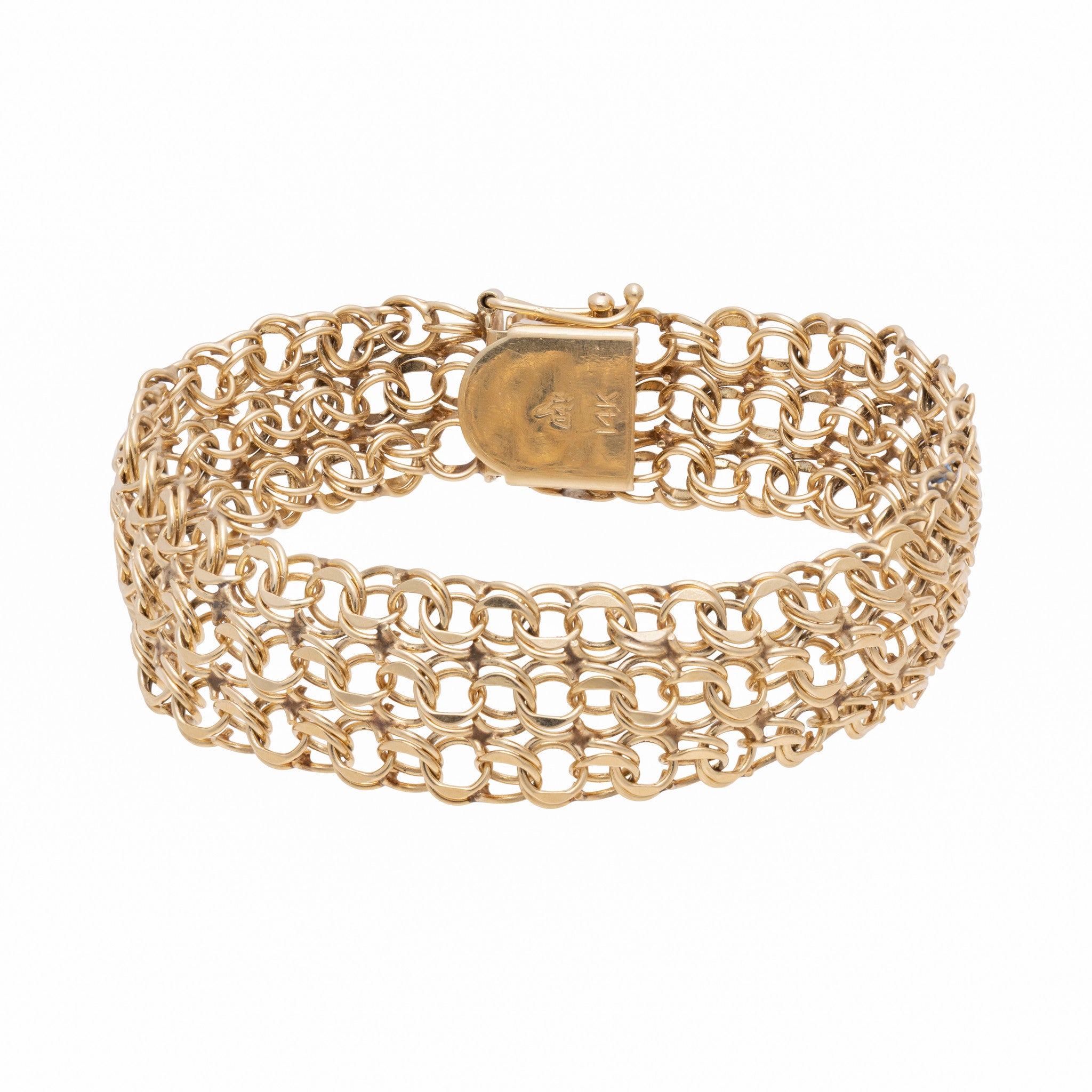 14K Gold Chain Bracelet