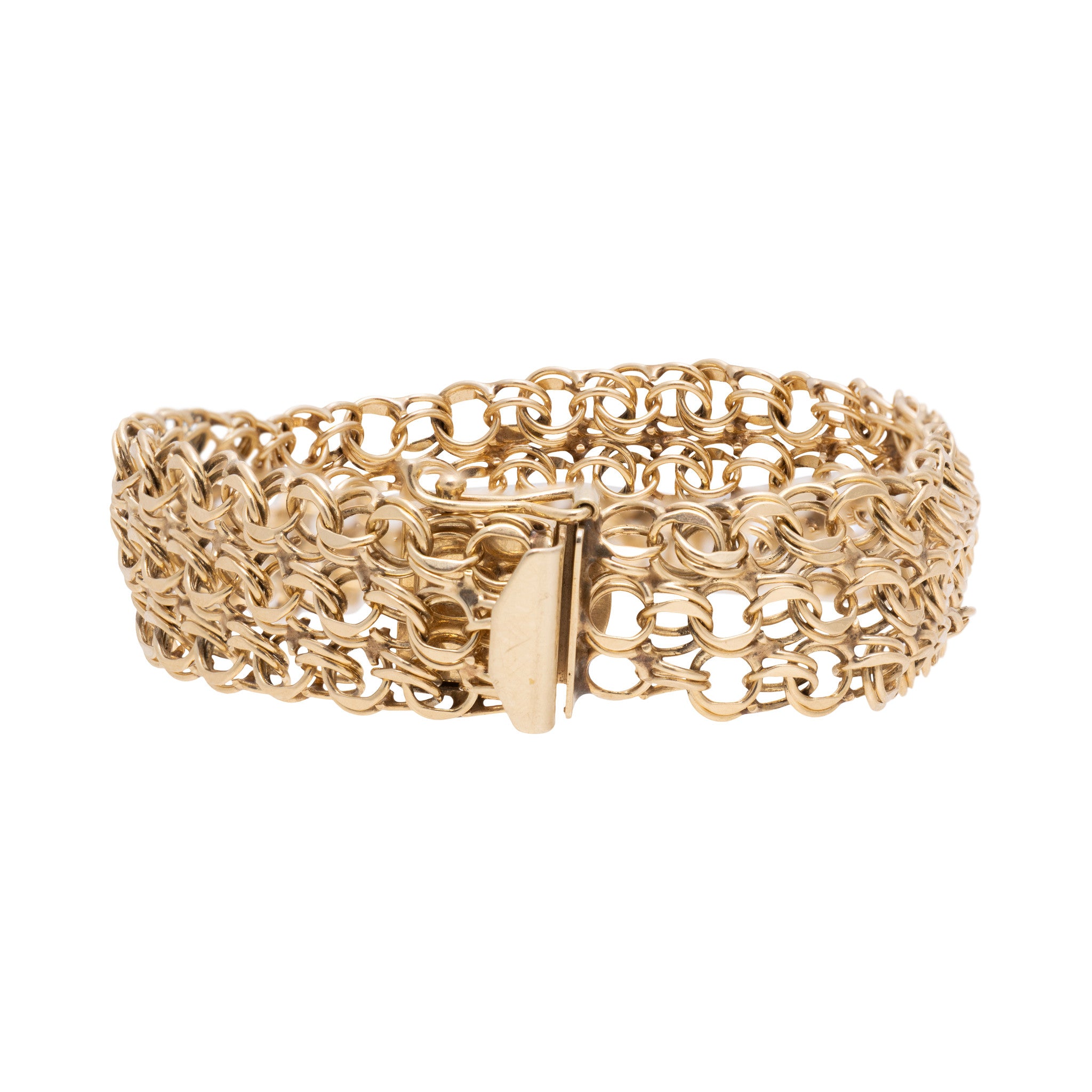 14K Gold Chain Bracelet