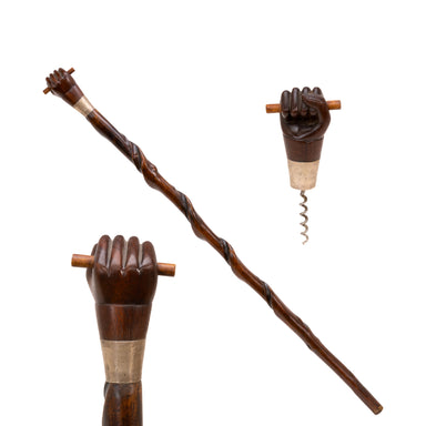 Fist Corkscrew Sword Cane, Furnishings, Decor, Cane