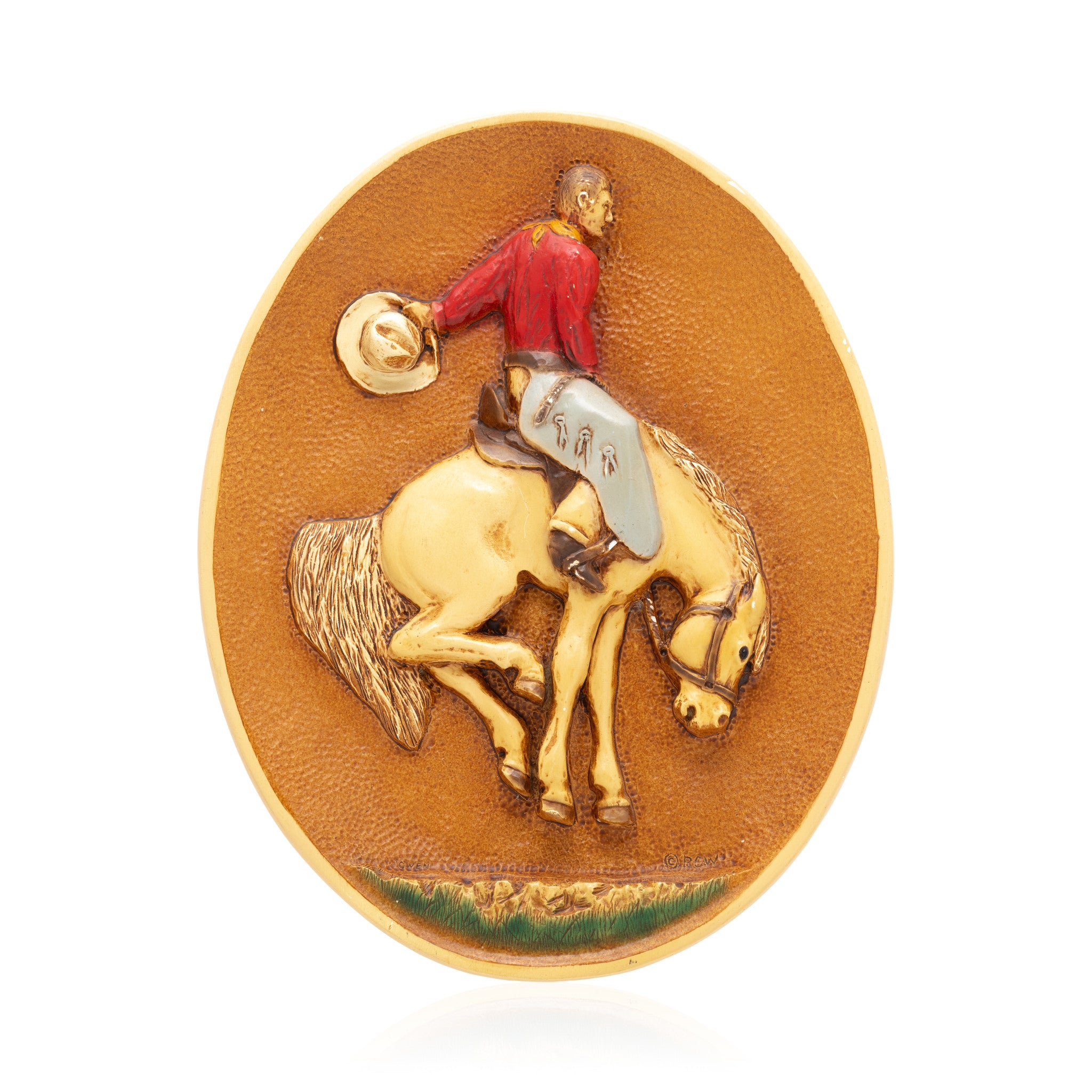 Cowboy Chalk Ware, Fine Art, Other, Other