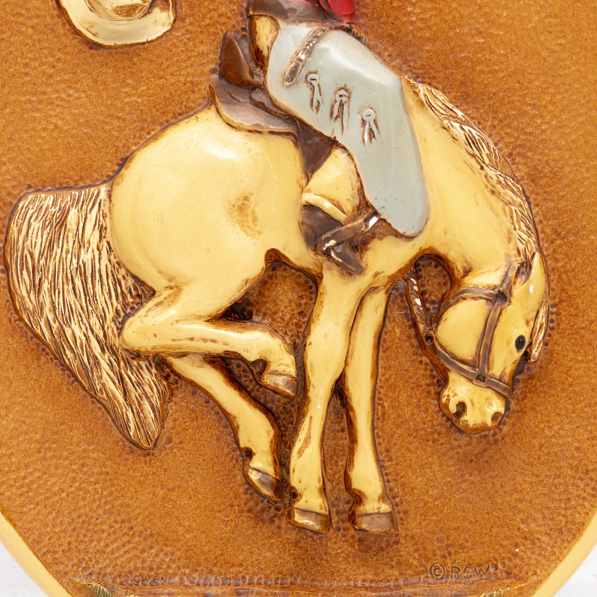 Cowboy Chalk Ware