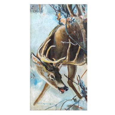 Whitetail in Rut, Fine Art, Painting, Wildlife