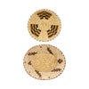 Pair Papago Platters, Native, Basketry, Plate