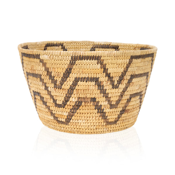 Papago Basketry Bowl, Native, Basketry, Vertical