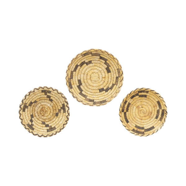 Papago Basketry Platters, Native, Basketry, Plate