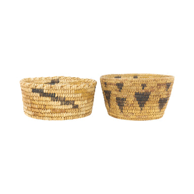 Papago Basketry Bowls, Native, Basketry, Vertical