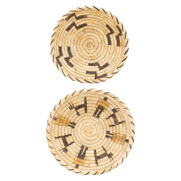 Papago Basketry Platters, Native, Basketry, Plate