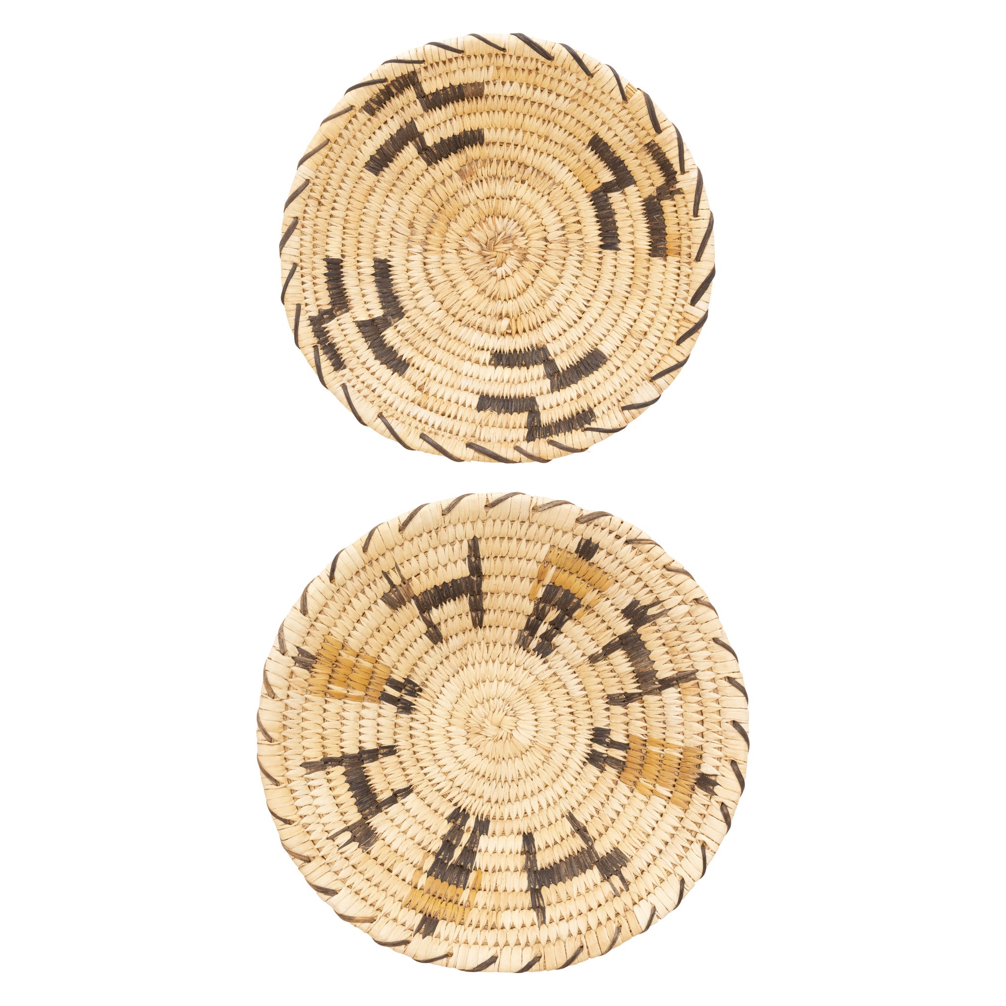 Papago Basketry Platters, Native, Basketry, Plate