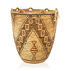 Large Klickitat Berry Basket, Native, Basketry, Vertical