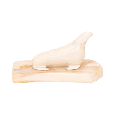 Inuit Carved Seal, Native, Carving, Ivory