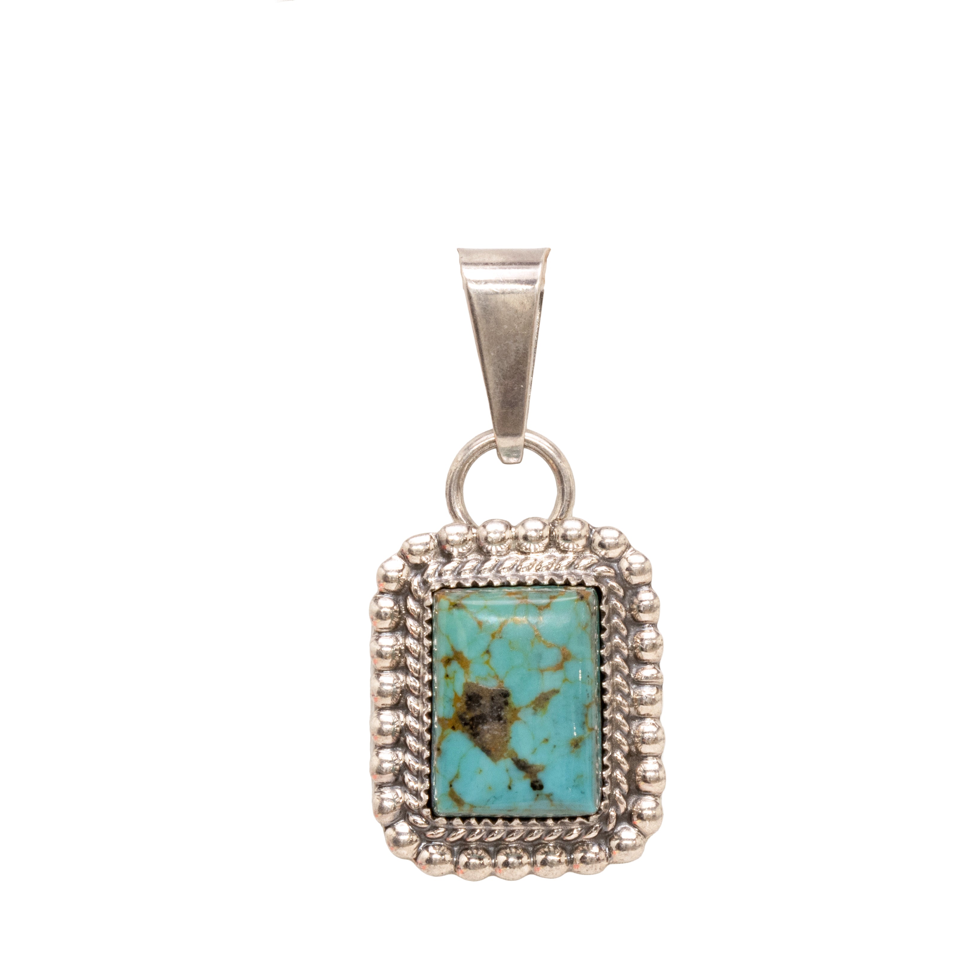 Navajo Turquoise Pendant, Jewelry, Necklace, Native