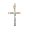 Zuni Turquoise Cross Pendant