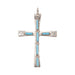 Zuni Turquoise Cross Pendant, Jewelry, Necklace, Native