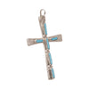 Zuni Turquoise Cross Pendant