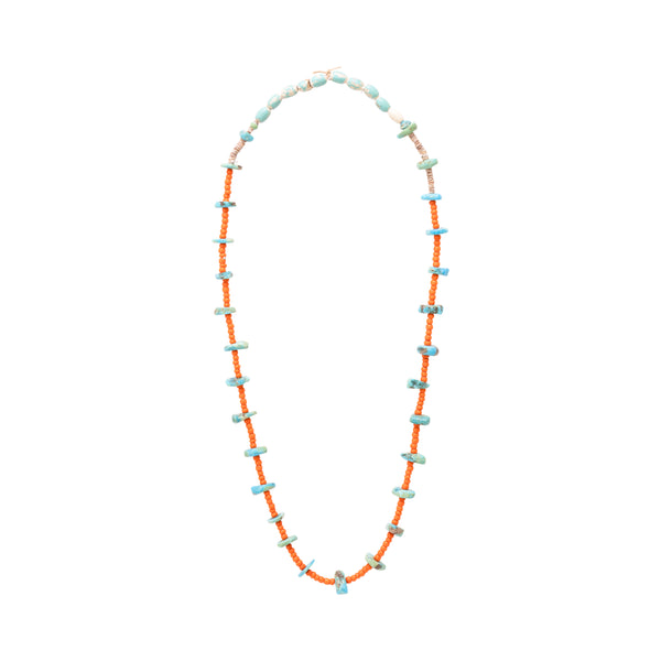 Navajo Coral and Turquoise Necklace, Jewelry, Necklace, Native