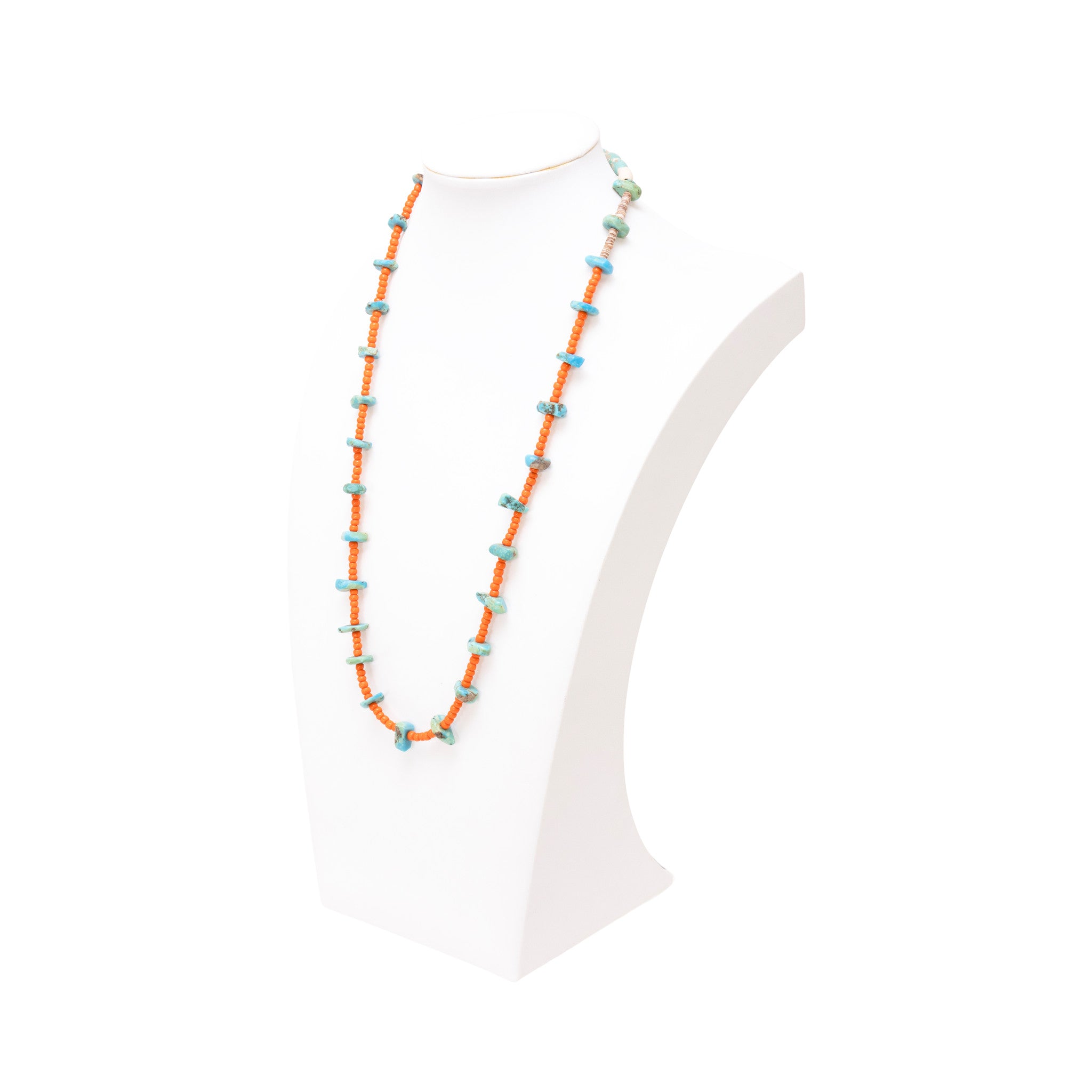 Navajo Coral and Turquoise Necklace