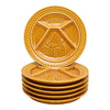 French Ceramic Fondue Plate Collection, Furnishings, Dining, Tableware
