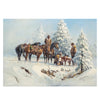 Winter Problems by Russ Vickers, Fine Art, Painting, Western