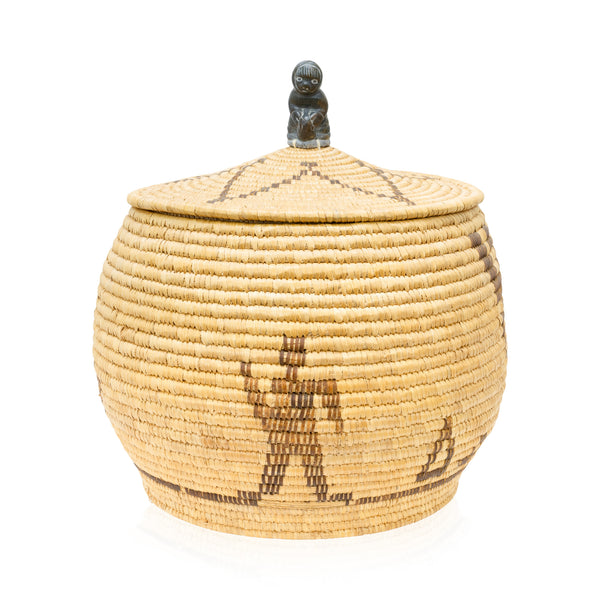 Inuit Basket, Native, Basketry, Vertical