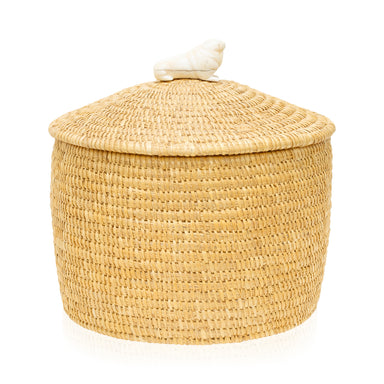 Inuit Basket, Native, Basketry, Vertical