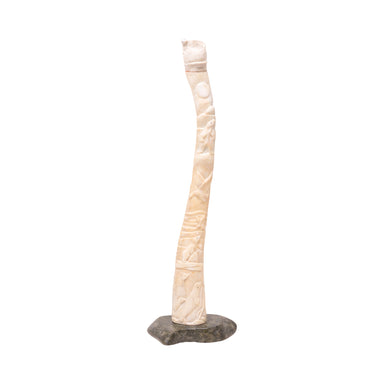Fossilized Walrus Oosik, Native, Carving, Ivory
