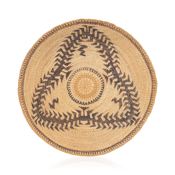 Achumawi Basket, Native, Basketry, Vertical