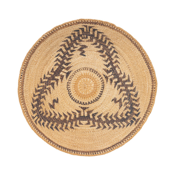 Achumawi Tray, Native, Basketry, Vertical