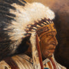 Lighted Indian Chief Sign