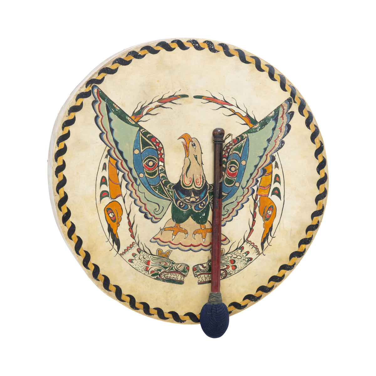 Nuu-chah-Nulth/Tseshaht First Nation Drum — Cisco's Gallery
