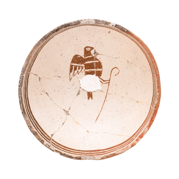 Prehistoric Mimbres Pictorial Bowl, Native, Pottery, Prehistoric